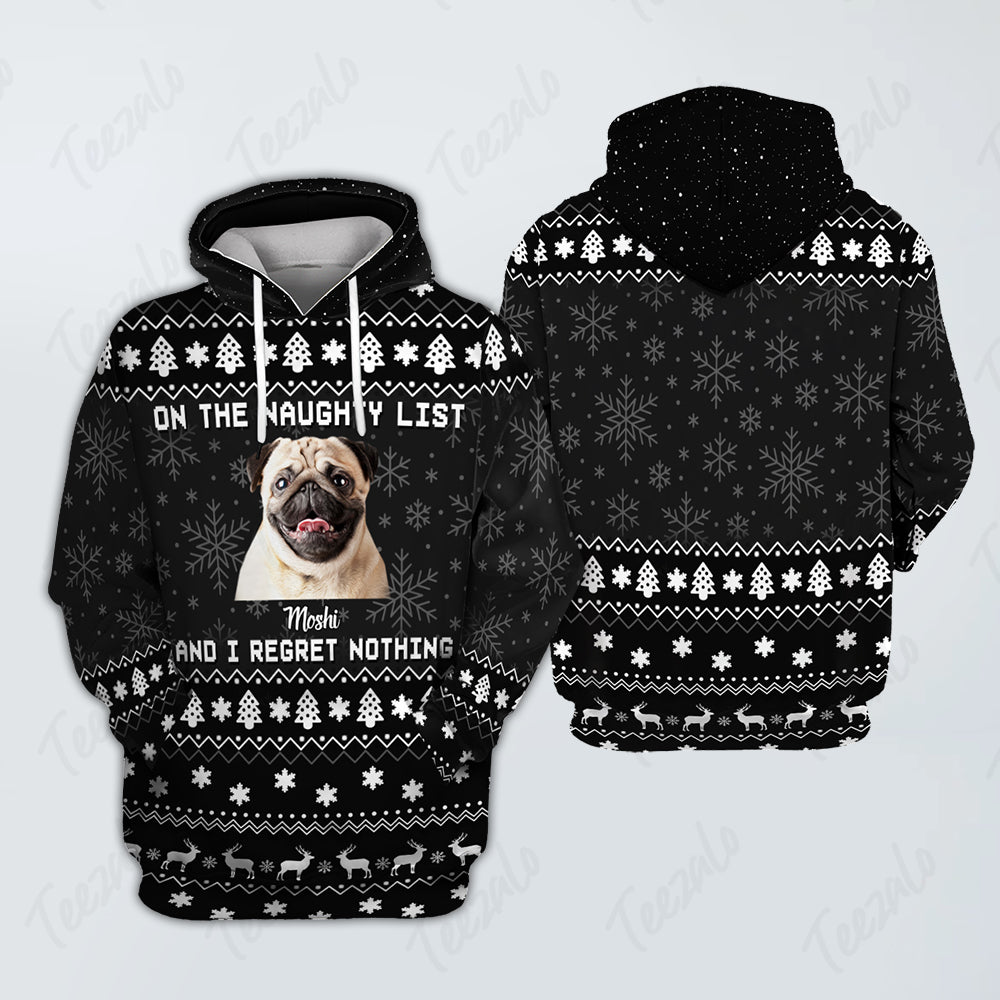 Custom Christmas Hoodie Dog Face Cat Face Christmas Hoodies For Womens Mens
