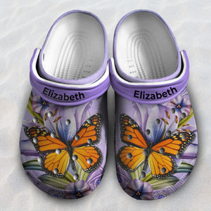 Butterfly Breeds Personalized Clogs Shoes For Butterfly Lovers TH0321