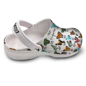 Custom Butterfly Clogs Shoes With Breeds