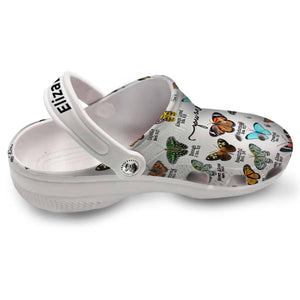 Custom Butterfly Clogs Shoes With Breeds