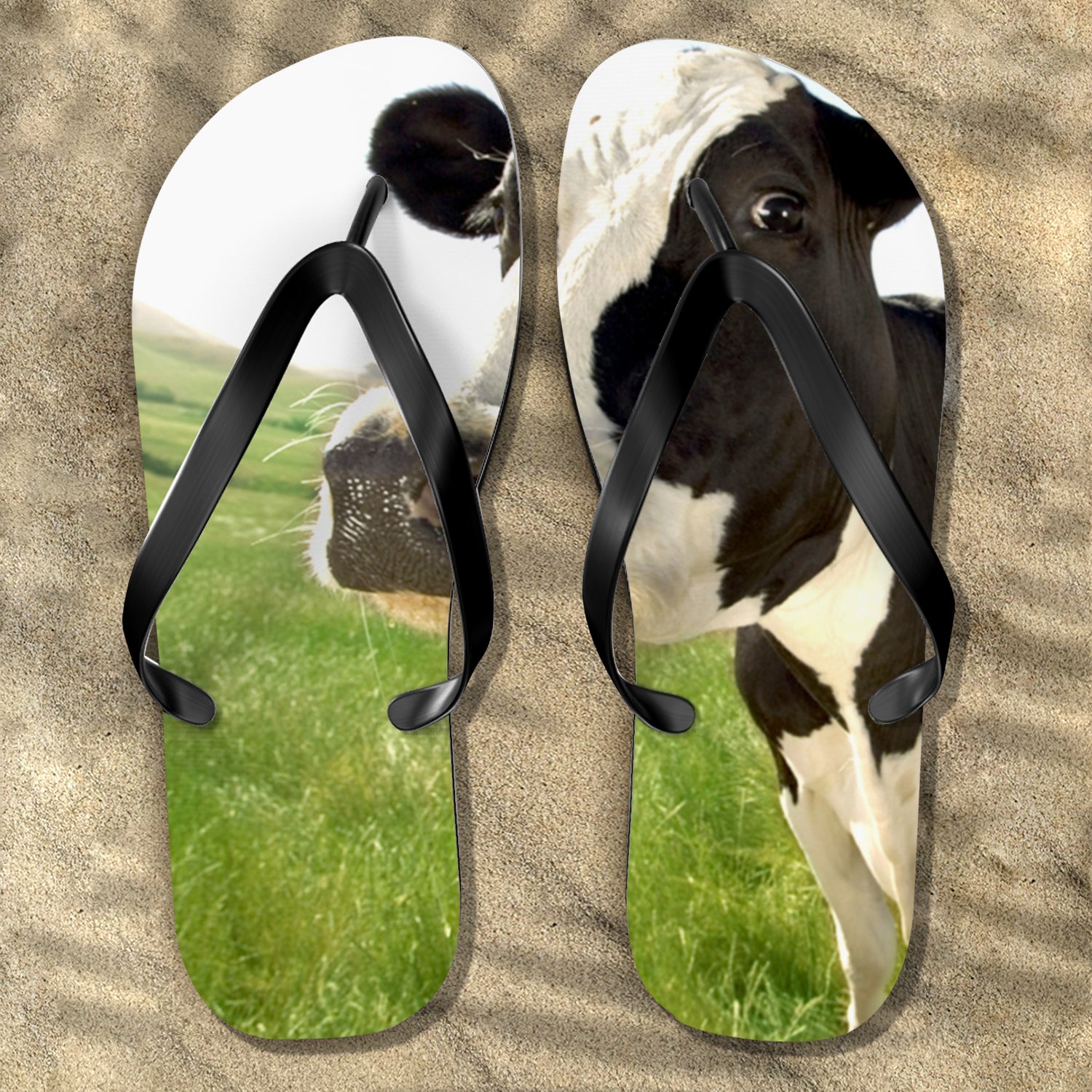 Cow Flip Flops
