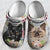 Cat Personalized Clogs Shoes For Women With Flower Pattern - Crocs Pet Teezalo