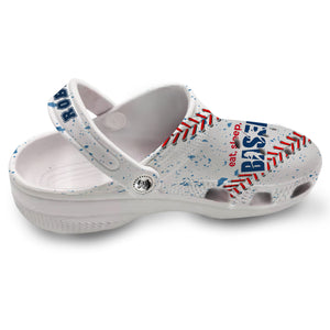 Baseball Lovers Personalized Clogs Shoes TH1221 3