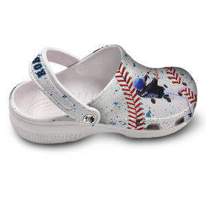 Baseball Lovers Personalized Clogs Shoes TH1221 2