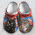 Custom Cat Photo Personalized Clogs Shoes With Tie Dye