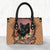 Cat Lover Personalized Leather Handbag With Photo 1