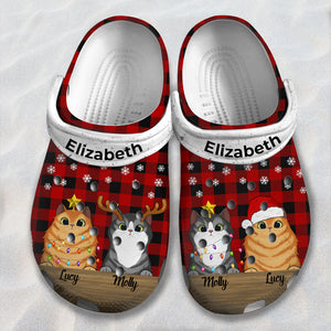 Cat Lovers Personalized Clogs Shoes With Name 1