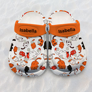 Cat Cartoon Kids Personalized Clogs Shoes