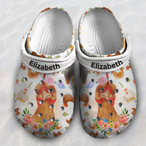 Chicken Cute Personalized Clogs Shoes Gifts for Chicken Lovers