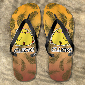 Chicken Cluck Flip Flops