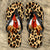 Chicken Hole Leopart Flip Flop