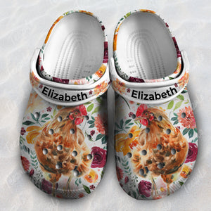 Chicken Flower Clogs Shoes Gifts For Chicken Lovers - Crocs Pet Teezalo