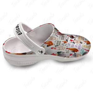 Chicken Personalized Clogs Shoes With Cute And Quotes