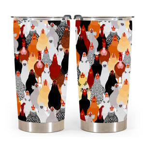 Chicken Passion Stainless Steel Insulated Tumbler - Tumbler Pet Teezalo