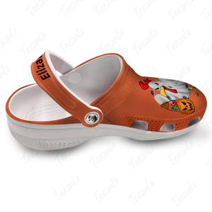 Chicken Ghost Halloween Clogs Shoes Personalized Clogs Shoes