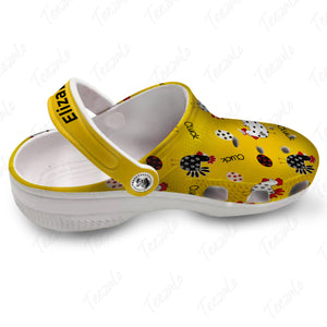 Chicken Personalized Clogs Shoes, Cluck