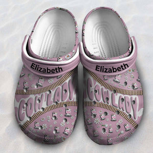 Cow Lady Pattern Personalized Clogs Shoes