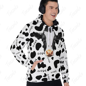 Funny Cow Moo All over Hoodie