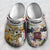 Cow Flower Personalized Clogs Shoes With Your Name