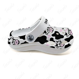 Cow Cartoon Kids Personalized Clogs Shoes