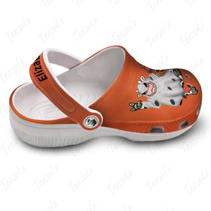 Cow Ghost Halloween Clogs Shoes Personalized Clogs Shoes