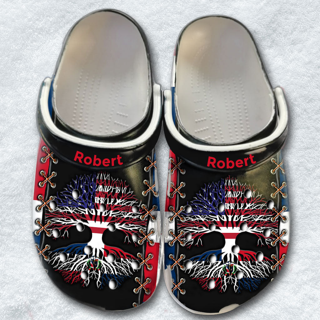 Custom Dominican Roots Clogs Shoes