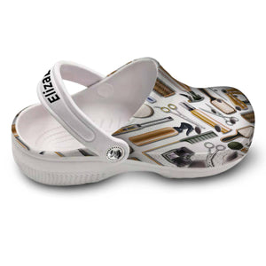 Custom Hairdresser Clogs Shoes, Gift For Hairdresser