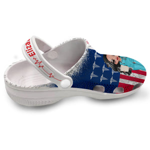 Custom Nursing Clogs Shoes With Your Photo TH0310