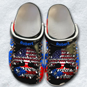 Custom Puerto Rican Roots Clogs Shoes