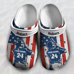 Custom Baseball Player Clogs Shoes BBCS3979