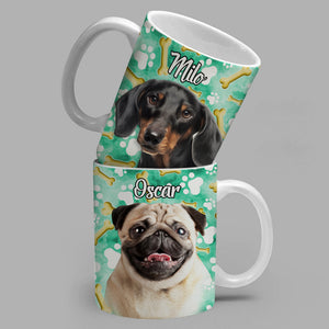 Custom Dog Lovers Mug, Custom Photo Face Mug