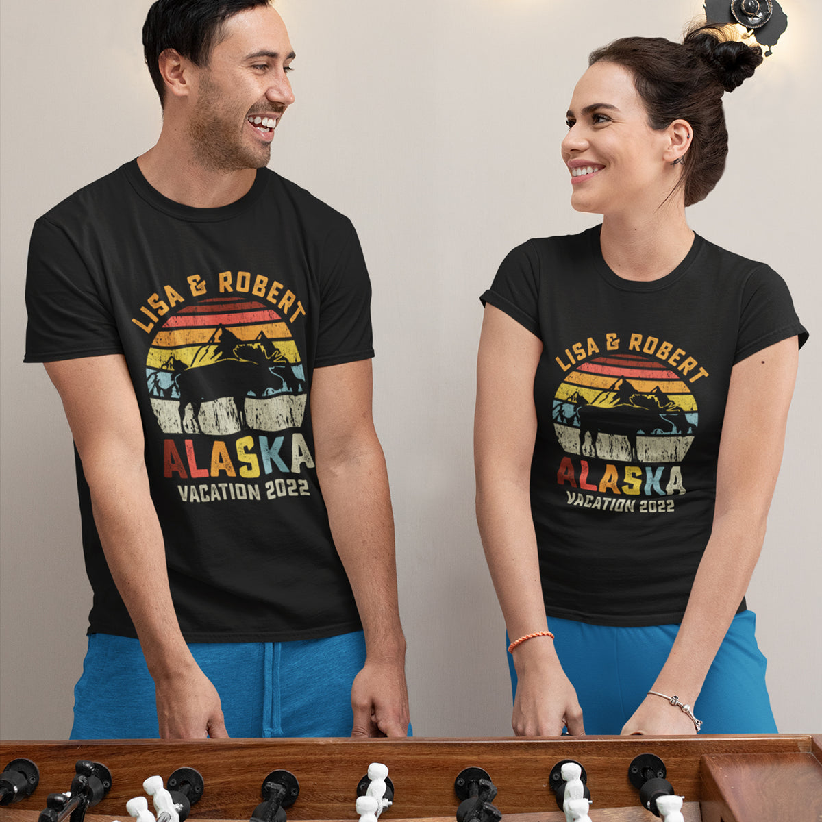 Vintage Family Vacation Personalized T-shirt - T-shirt Vacation Teezalo