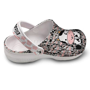 Cute Cow Breeds Personalized Clogs Shoes With Full Cow