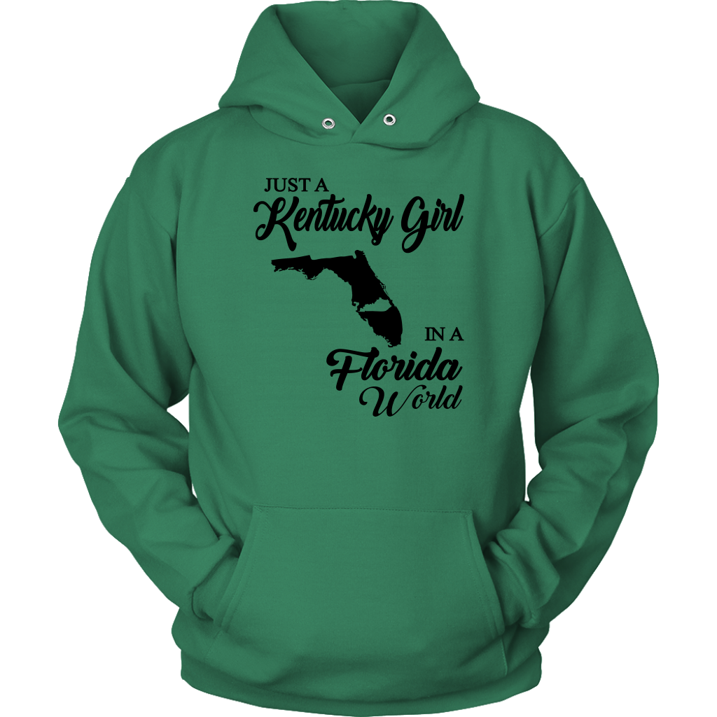 Just A Kentucky Girl In A Florida World T-shirt - T-shirt Teezalo