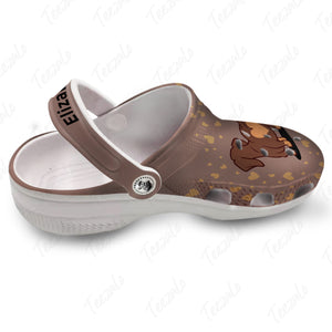 Dachshund Butt Personalized Clogs Shoes