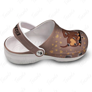 Dachshund Butt Personalized Clogs Shoes