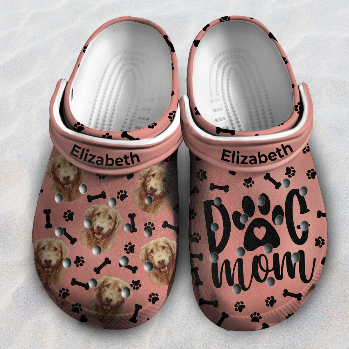 Custom Dog Mom Clogs Shoes With Your Pictures
