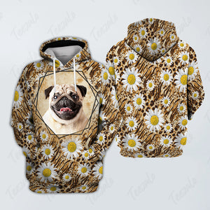 Dog Personalized All Over Hoodie With Many Paws 3