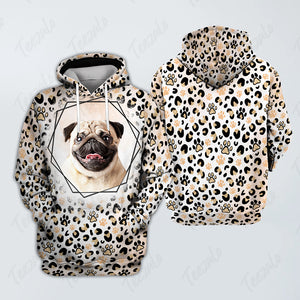 Dog Personalized All Over Hoodie With Many Paws 2