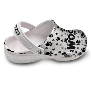 Dog Woof Personalized Clogs Shoes With Picture