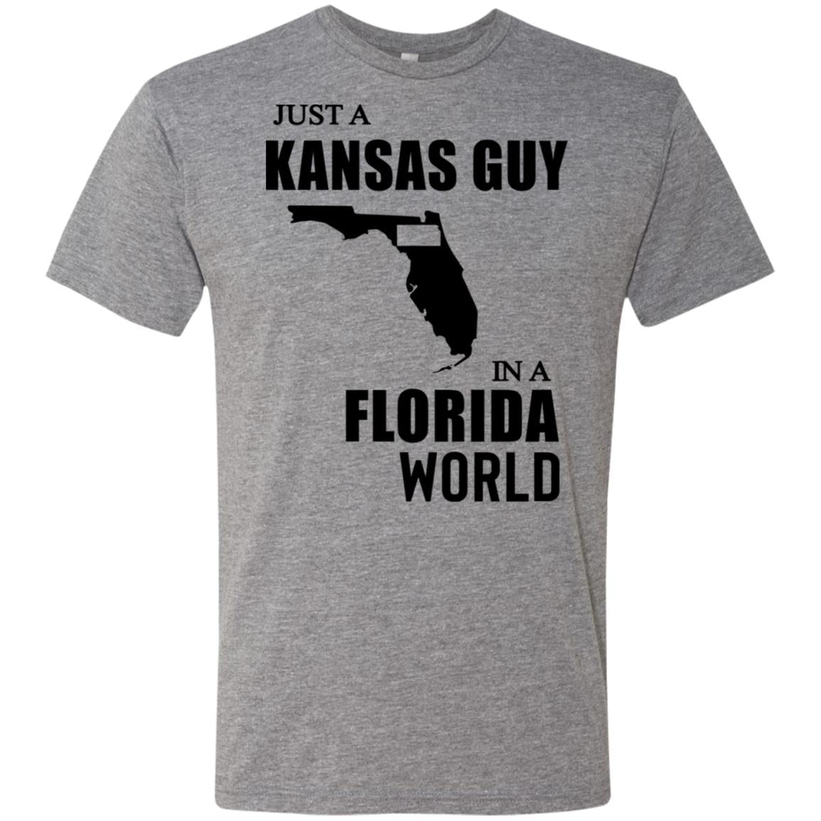 Just A Kansas Guy In A Florida World Hoodie - Hoodie Teezalo