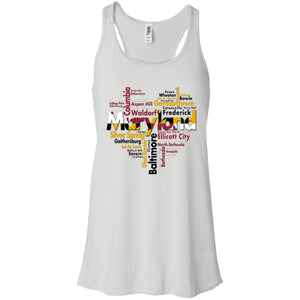 Maryland Cities Heart T-Shirt - T-shirt Teezalo