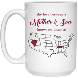 Tennessee Nevada The Love Between Mother And Son Mug - Mug Teezalo