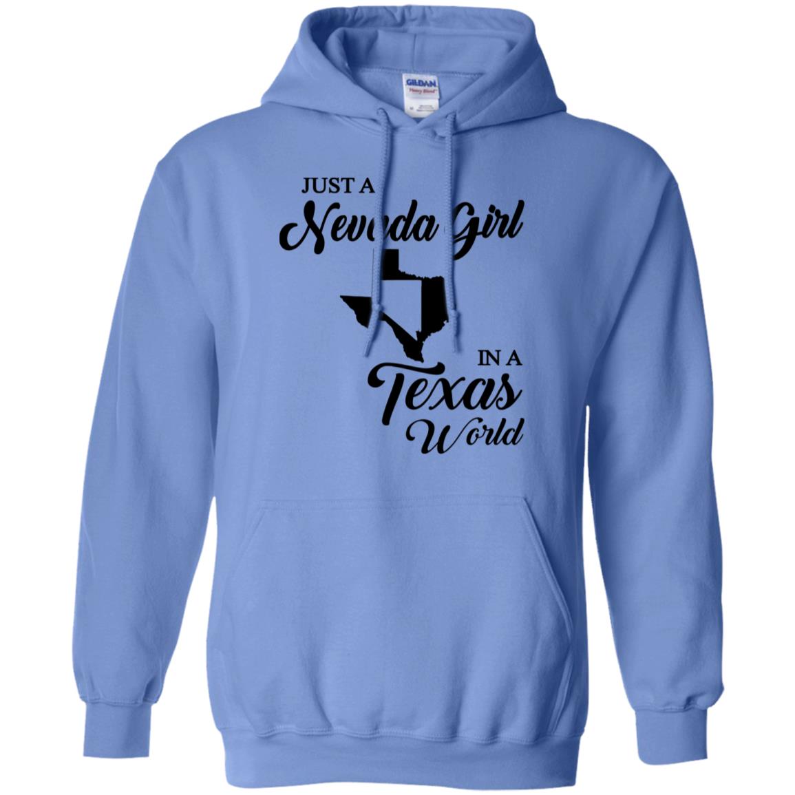 Just A Nevada Girl In A Texas World T-Shirt - T-shirt Teezalo