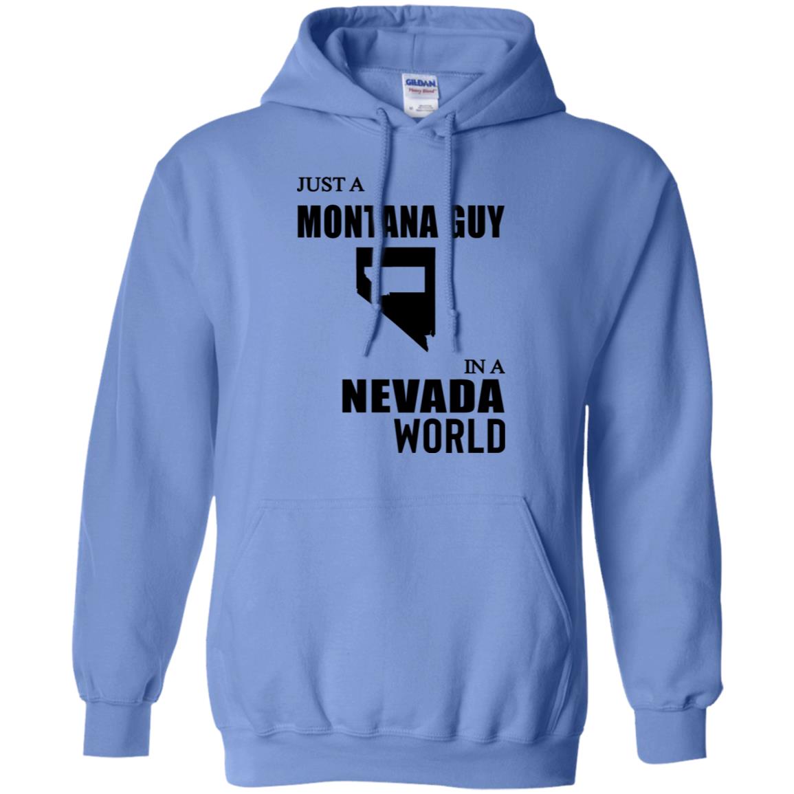 Just A Montana Guy In A Nevada World T Shirt - T-shirt Teezalo