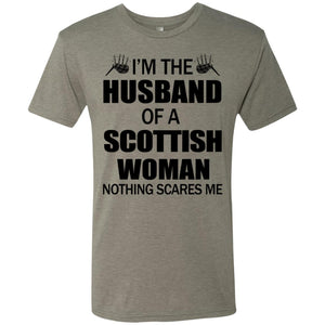 I'm The Husband Of A Scottish Woman T-Shirt - T-shirt Teezalo