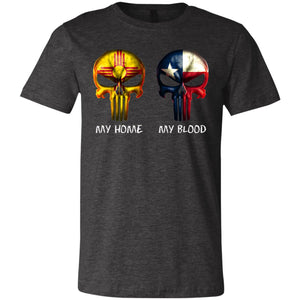 Texas Blood New Mexico Home  T- Shirt - T-shirt Teezalo