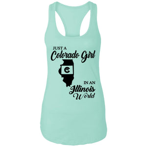 Just A Colorado Girl In An Illinois  World T-shirt - T-shirt Teezalo