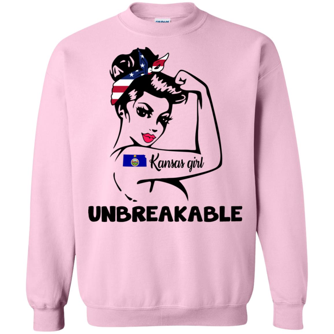 Kansas Girl Unbreakable Hoodie - Hoodie Teezalo
