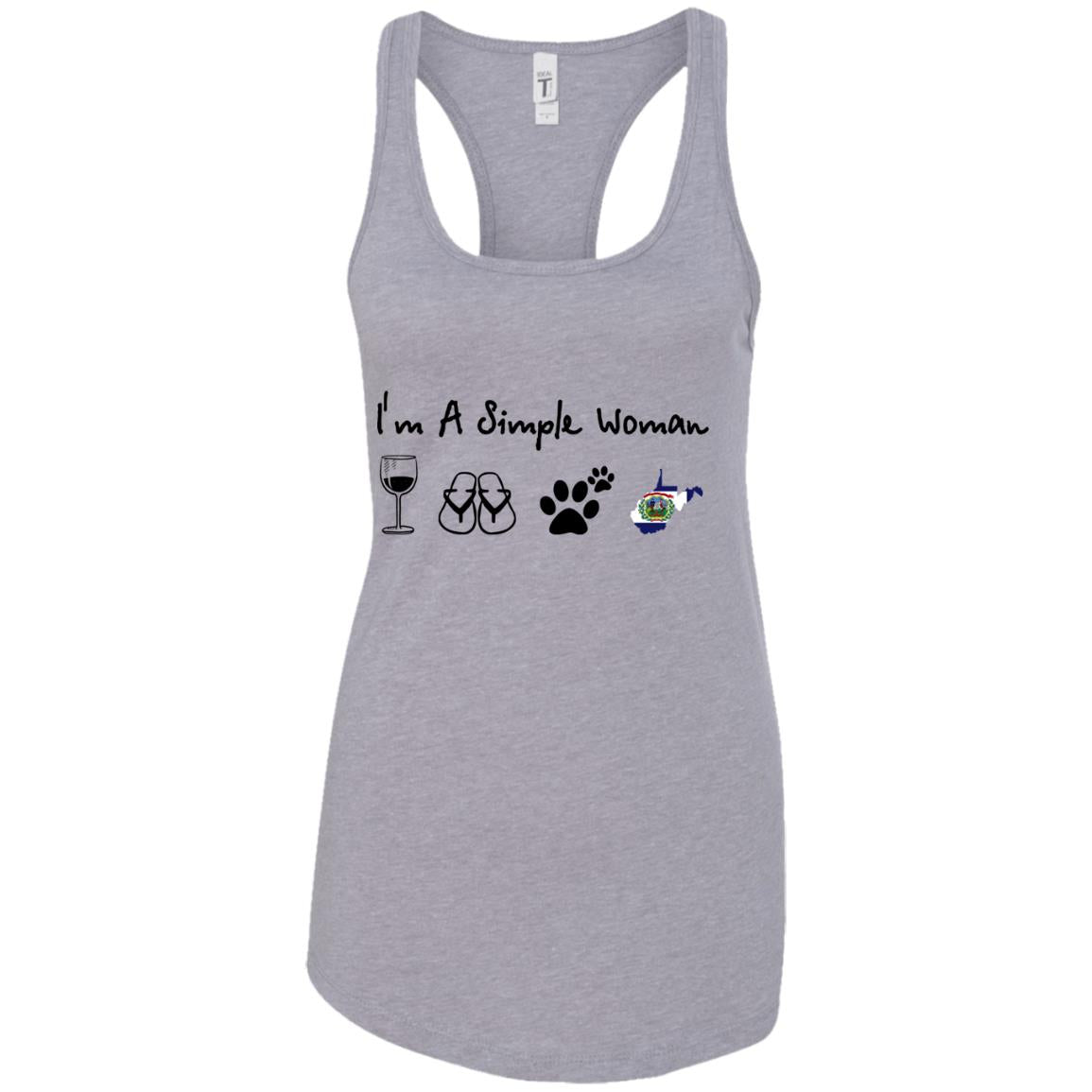 West Virginia I'm Just A Simple Woman Hoodie - Hoodie Teezalo